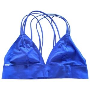 Pink Victoria’s Secret blue strappy unlined bralette